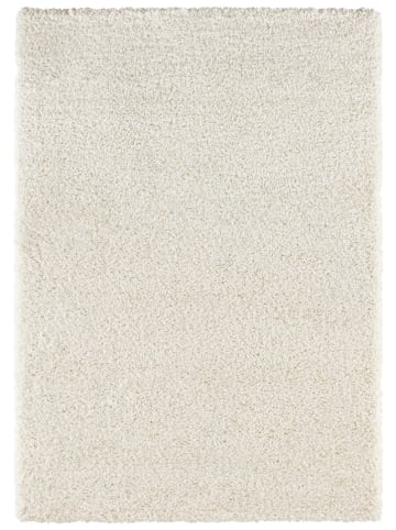 Elle Decoration Hochflor-Teppich "Talence" in Creme