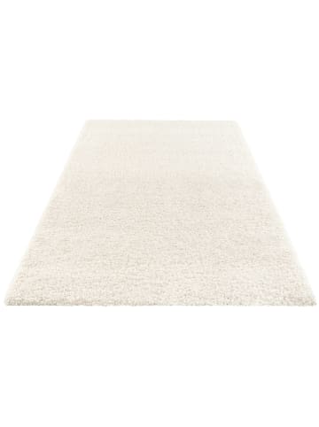 Elle Decoration Hochflor-Teppich "Talence" in Creme