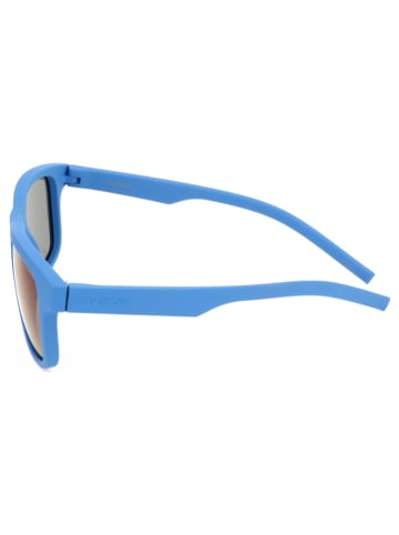 Polaroid Herren-Sonnenbrille in Blau/ Braun