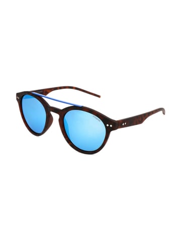 Polaroid Damskie okulary przeciwsłoneczne w kolorze brązowo-niebieskim