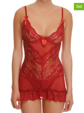 INTIMAX 2-delige ondergoedset "Yaryna" rood