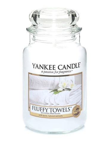 Yankee Candle Duża świeca zapachowa - Fluffy Towels - 623 g