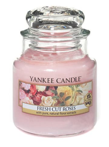 Yankee Candle Mała świeca zapachowa - Fresh Cut Roses - 104 g
