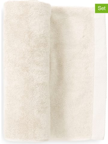 Heckett Lane Ręczniki (3 szt.) w kolorze kremowym do rąk