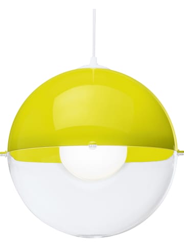 koziol Lampa wisząca "Orion" w kolorze żółtym - wys. 30,5 x Ø 31,5 cm
