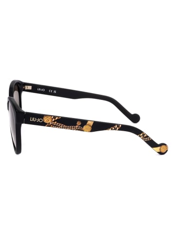 Liu Jo Damen-Sonnenbrille in Schwarz/ Gold