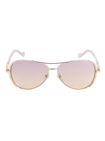 Liu Jo Damen-Sonnenbrille in Gold/ Rosa