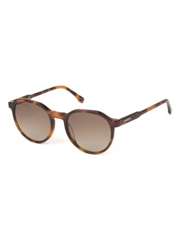 Lacoste Damskie okulary przeciwsłoneczne w kolorze brązowym
