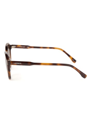 Lacoste Damskie okulary przeciwsłoneczne w kolorze brązowym