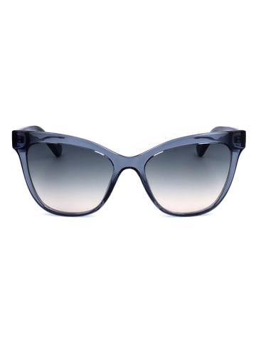 Liu Jo Damskie okulary przeciwsłoneczne w kolorze niebieskim