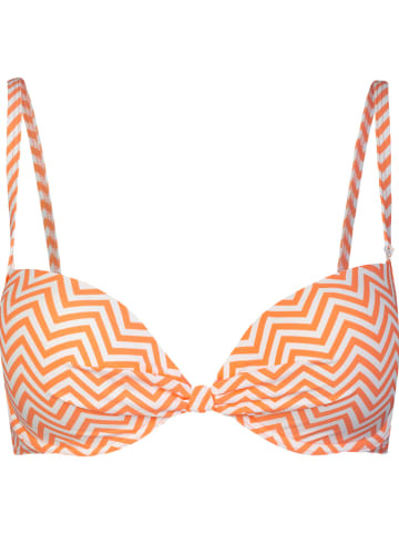 SHORT STORIES Bikinitop oranje/wit