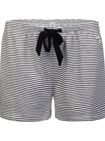 SHORT STORIES Pyjama-Shorts in Schwarz/ Weiß