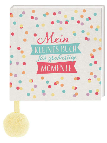 moses. Tagebuch "Happy Me - Glücksmomente" in Creme/ Bunt - (L)11 x (B)11 cm