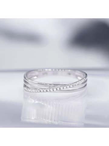 CARATELLI Witgouden ring "Kudai" met diamanten