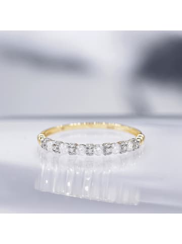 DIAMOND & CO Złoty pierścionek "Kuantan" z diamentami