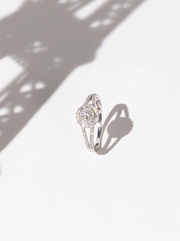 DIAMOND & CO Weißgold-Ring "Jaya" mit Diamanten