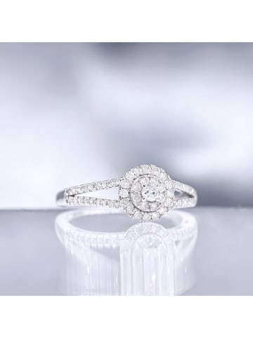 DIAMOND & CO Weißgold-Ring "Jaya" mit Diamanten