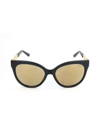 Guess Dameszonnebril zwart-goudkleurig/geel