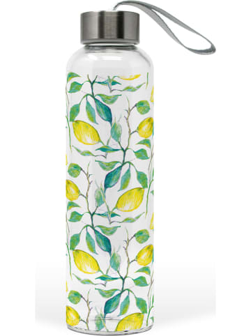 ppd Trinkflasche "Beautiful Lemons" in Transparent/ Gelb/ Grün - 550 ml