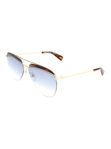 Marc Jacobs Dameszonnebril goudkleurig-bruin/lichtblauw