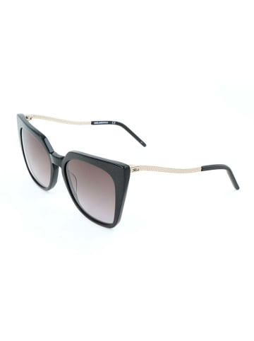 Karl Lagerfeld Damskie okulary przeciwsłoneczne w kolorze złoto-czarno-jasnobrązowym