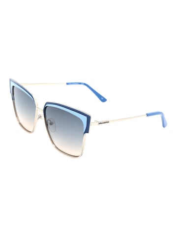 Karl Lagerfeld Dameszonnebril lichtblauw-goudkleurig/lichtblauw