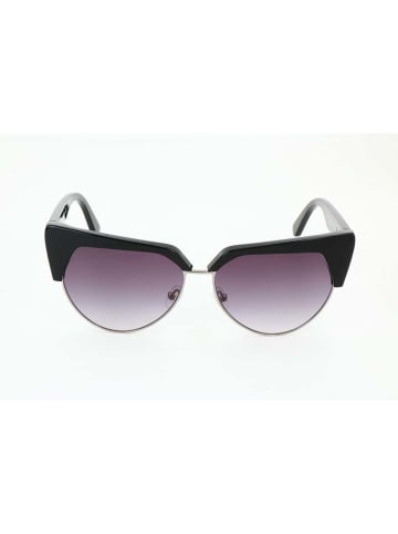 Karl Lagerfeld Damen-Sonnenbrille in Schwarz-Silber/ Lila