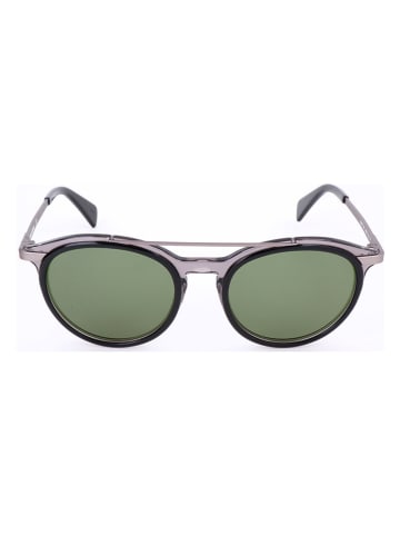 Karl Lagerfeld Herren-Sonnenbrille in Schwarz-Transparent/ Grün