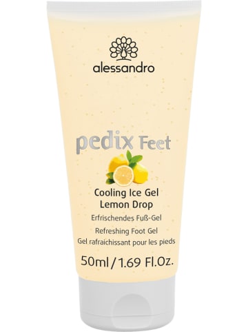 alessandro Voetgel "Pedix Feet Cooling Ice gel Lemon Drop", 50 ml