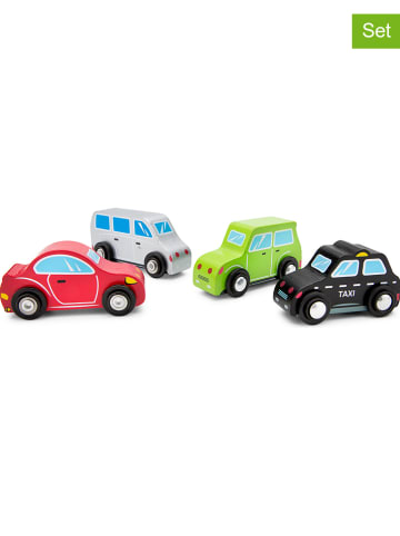 New Classic Toys 4-delige set: auto's - vanaf 18 maanden
