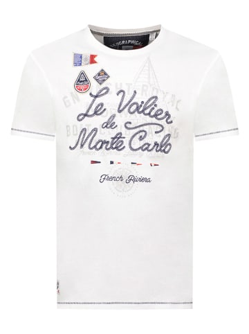 Geographical Norway Shirt "Jalvinio" in Weiß