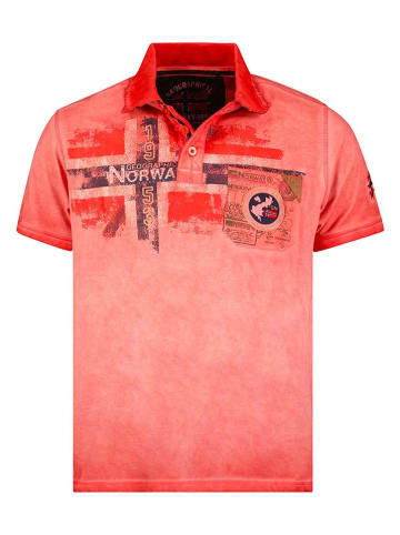 Geographical Norway Poloshirt "Kamo" in Rot