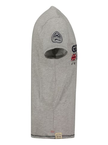 Geographical Norway Shirt "Jouky" in Grau