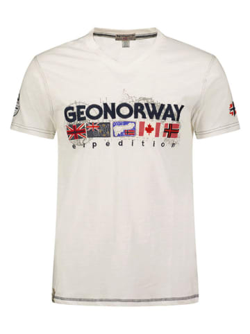 Geographical Norway Shirt "Jouky" in Weiß