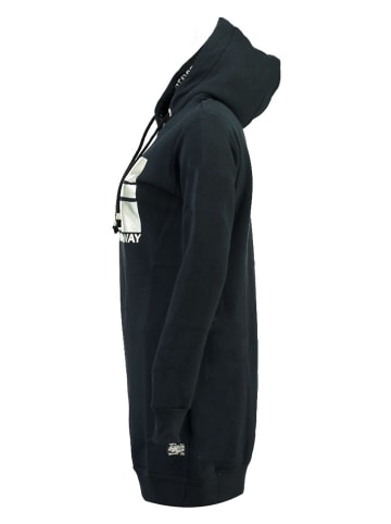 Geographical Norway Sukienka dresowa w kolorze granatowym