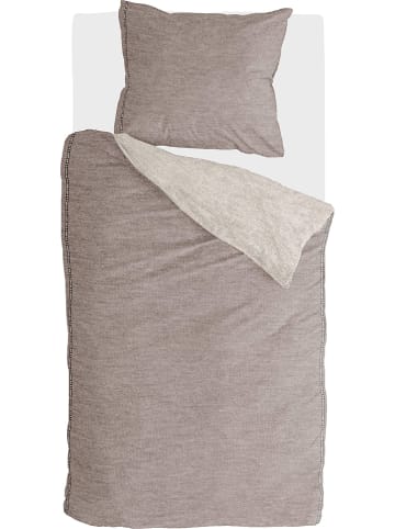 Walra Jersey beddengoedset "Casual Beauty" taupe