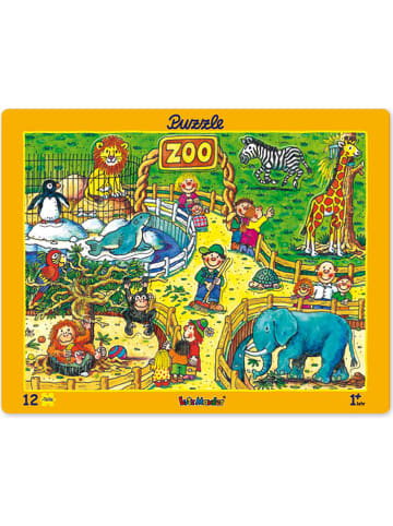 Lutz Mauder 12tlg. Steckpuzzle "Im Zoo" - ab 12 Monaten