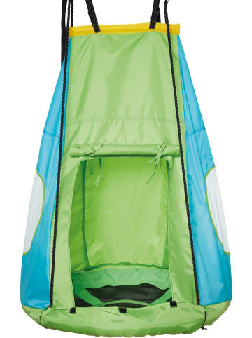 Happy People Huśtawka-namiot w kolorze zielonym - Ø 90 cm - 3+
