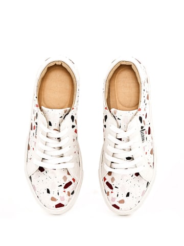 Noosy Sneakersy w kolorze białym ze wzorem