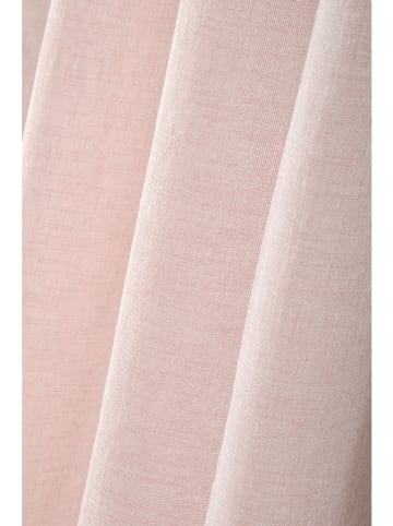 STOF France Ringgordijn "Paloma" lichtroze - (L)260 x (B)140 cm