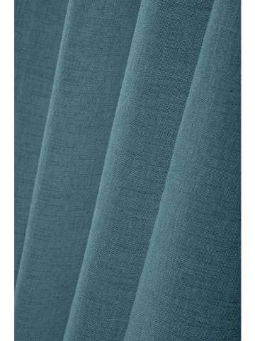 STOF France Ringgordijn "Paloma" petrol - (L)260 x (B)140 cm