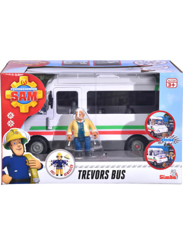 Feuerwehrmann Sam Autobus "Sam Trevors" z figurką - 3+