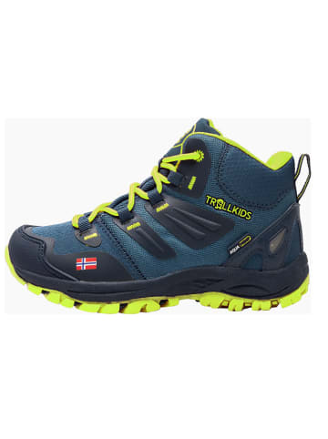 Trollkids Trekkingschuhe "Rondane Hiker Mid" in Dunkelblau