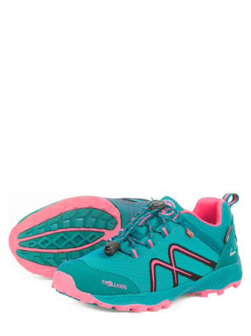 Trollkids Trekkingschoenen "Nordland Hiker Low" turquoise