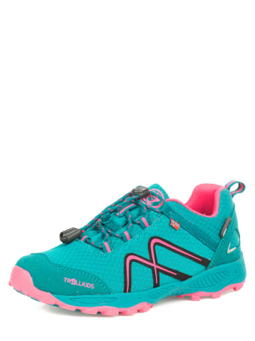 Trollkids Trekkingschoenen "Nordland Hiker Low" turquoise