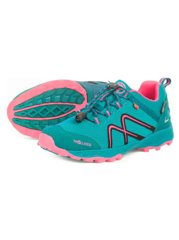 Trollkids Trekkingschuhe "Nordland Hiker Low" in Türkis