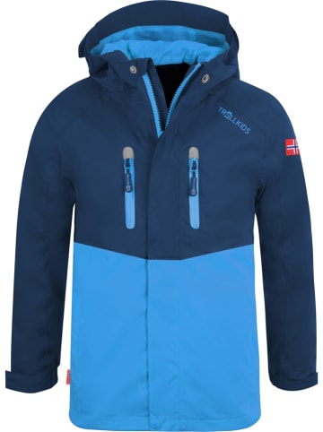 Trollkids Regenjacke "Nusfjord" in Blau