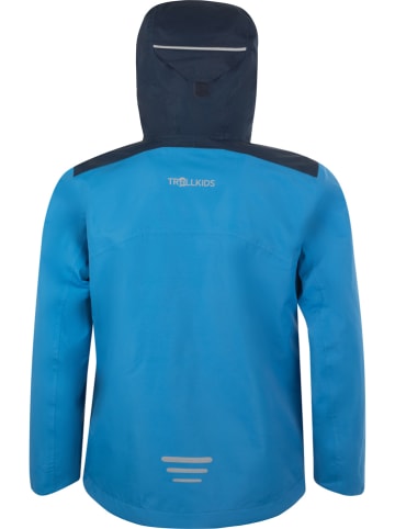 Trollkids Regenjas "Bergen" blauw