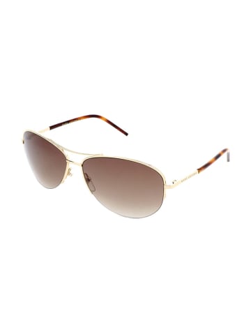 Marc Jacobs Damen-Sonnenbrille in Gold/ Braun