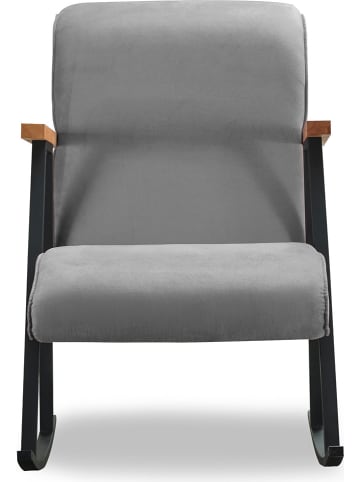 Scandinavia Concept Schaukelstuhl "Yoka" in Grau - (B)55 x (H)96 x (T)60 cm